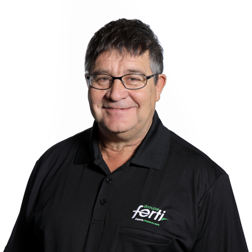 Ferdinand Lamontagne Chef d'équipe Opérateur senior en entretien de l'équipe Groupe Ferti