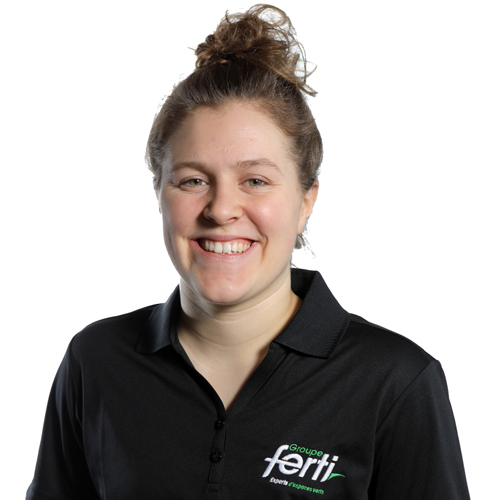 Rose-Anne Marcoux Technicienne en horticulture de l'équipe Groupe Ferti
