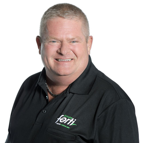 Serge Veilleux Technicien senior pelouse de l'équipe Groupe Ferti