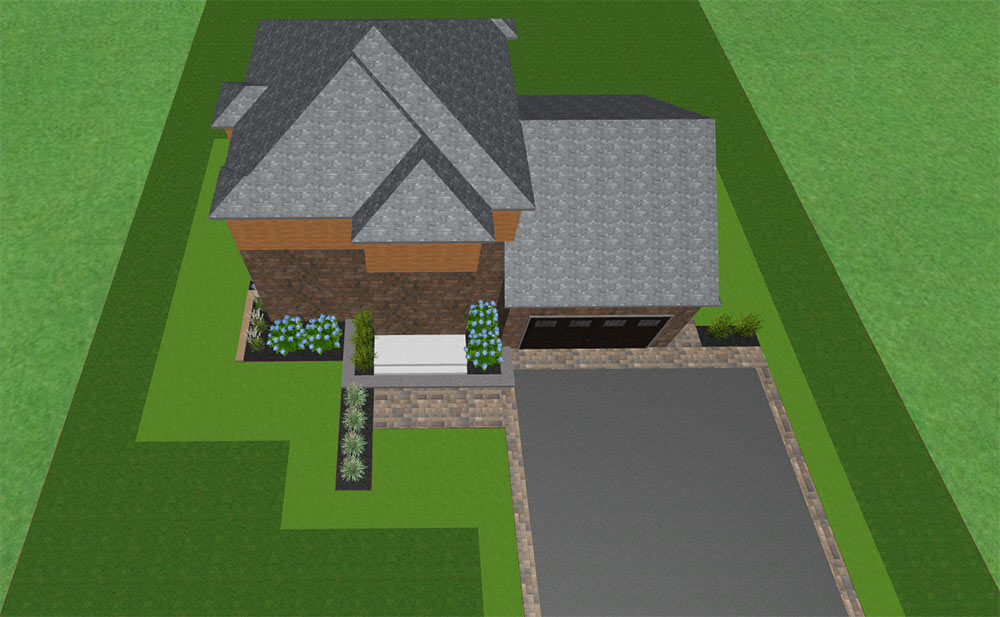 Groupe Ferti - conception 3D - plan aménagement paysager